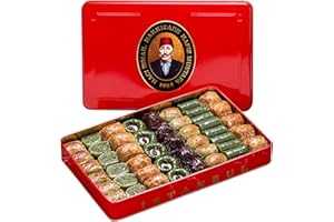 Hafiz Mustafa 1864 Istanbul, Authentic Turkish Baklava, Daily, Freshly Handmade Desserts, Sweets, Pistachio, Walnut, Gift for Birthdays, Anniversary, Celebration, Party, Special Event