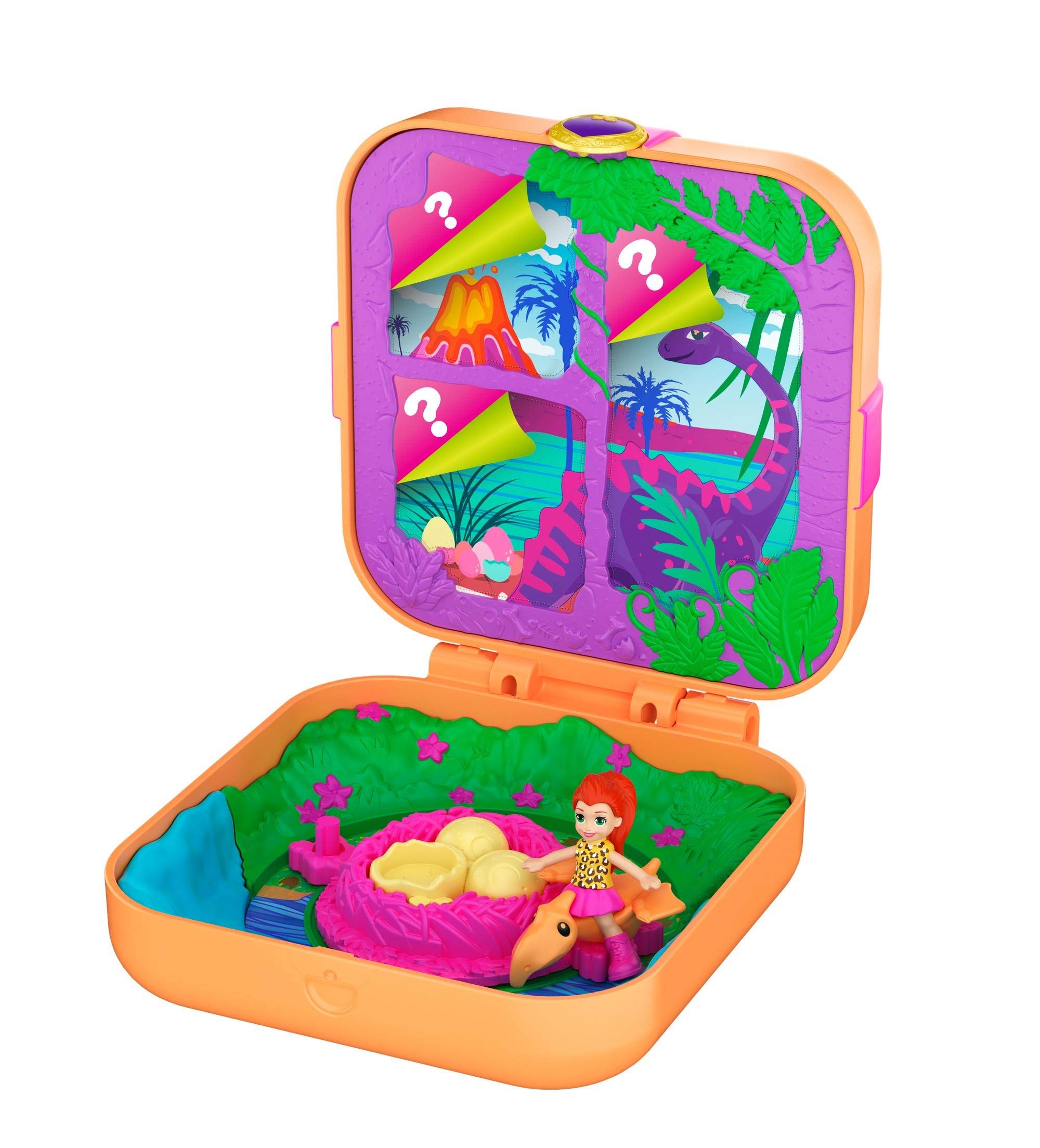 Polly Pocket GKV10 Dino Discovery Compact, Multi