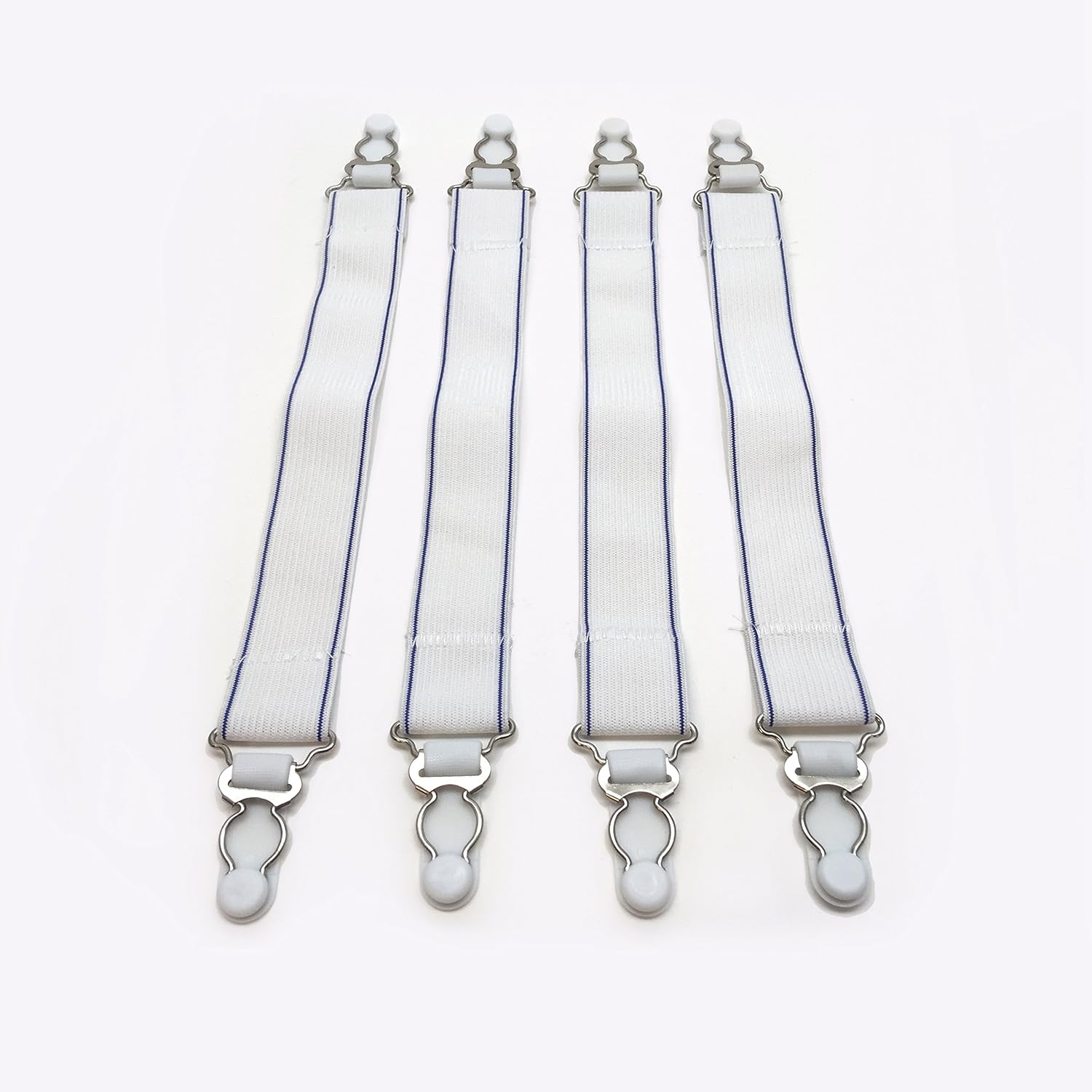 Fresh Ideas Bed Sheet Straps – Easy to Use Sheet Holders Adjustable to Fit All Size Beds, 4 Pack: Home & Kitchen