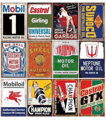 Amazon.com: Retro Vintage Tin Metal Sign, Champion Spark Plugs