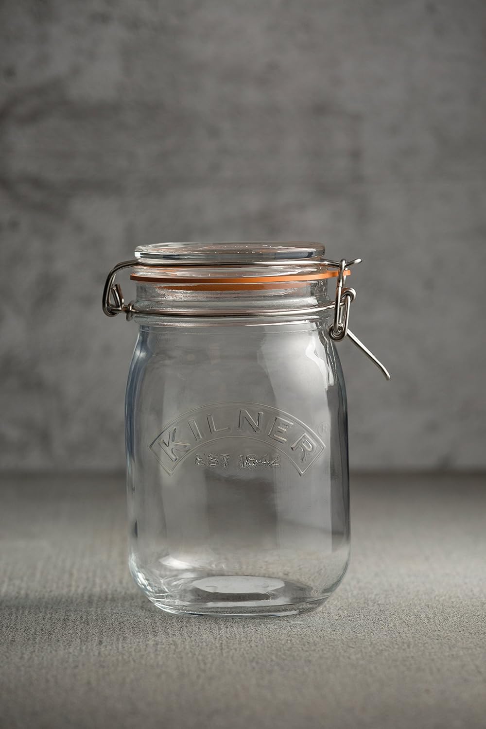 Kilner Clip Top Jar 1 Litre (1000 ml) Airtight Glass Storage Jar for Preserving Fruits Vegetables Coffee Tea Rice Flour Nuts Pasta - Image 3