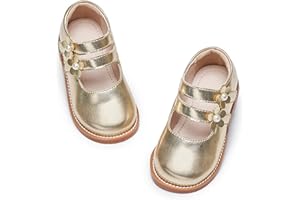 Kiderence Toddler Girls Mary Jane Dress Shoes Little Girls School Oxford Flats