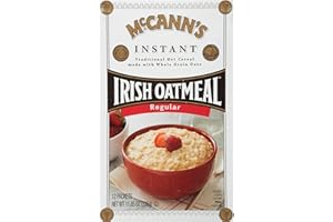 MCCANN'S IRISH OATMEAL McCann's Instant Irish Oatmeal, Regular, 12 Packets