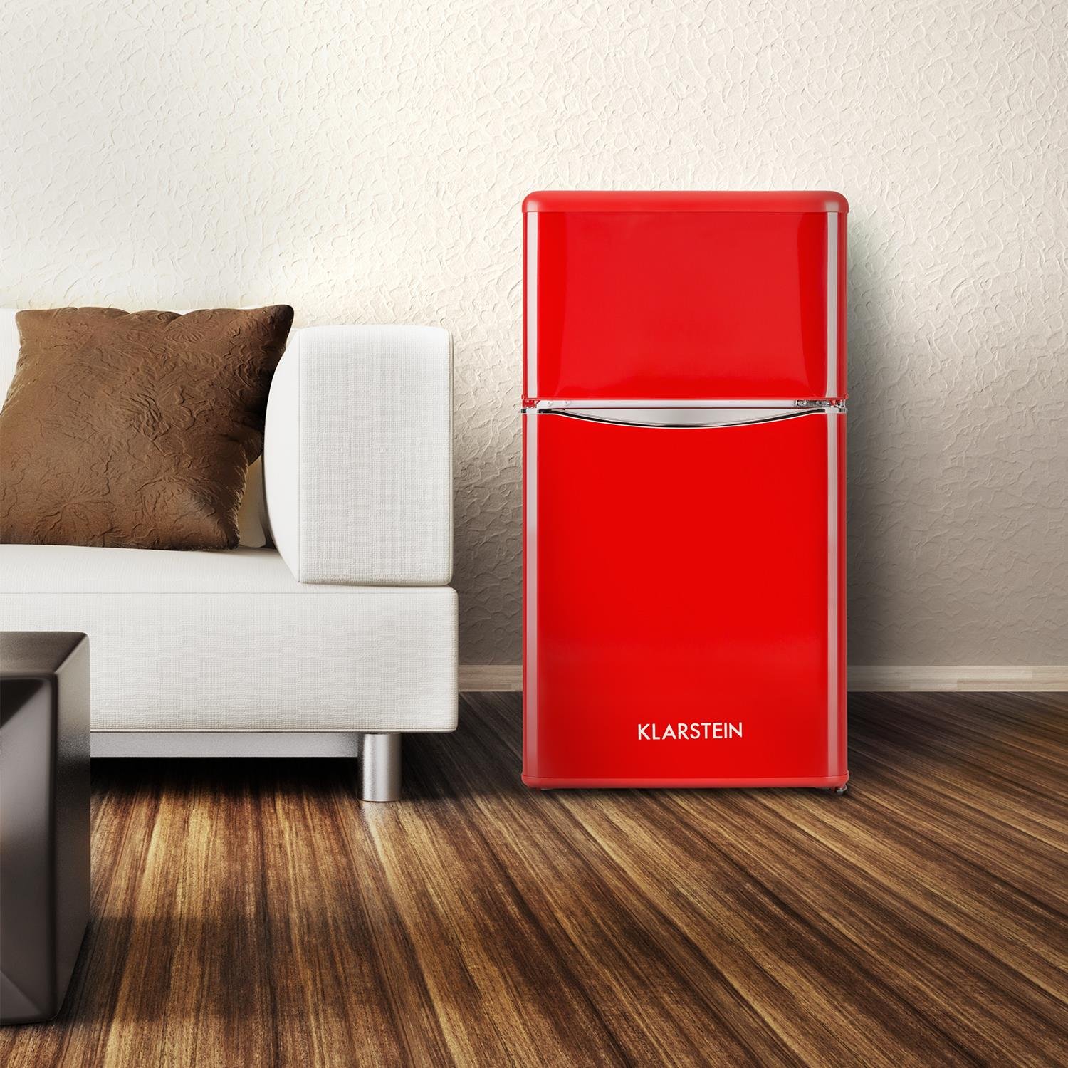 Klarstein Monroe Red 2019 Edition - Nevera con congelador ...