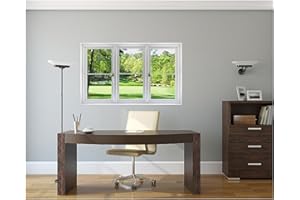 STICKIT GRAPHIX 36" Golf Course Window Wall Decal!! Hole 12 at Augusta National Amen Corner PGA Masters WindowScape Wall Graphic Decal Sticker Home Kids Game Room Mural Art Decor NEW