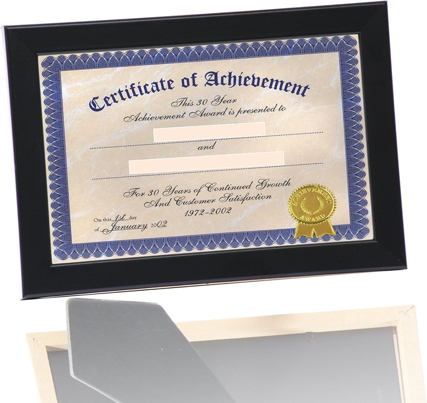 Amazon Com Creativepf 8 5 By 5 5 Inch Black License Frames For Cosmetology Professionals State Board License Holder Displays Certificates Tax License And More Self Standing With Hanger Home Kitchen