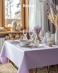 Pureegg Plastic Table Cloth Disposable 10 Pack, 54