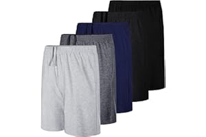 QWE 5 Pack Boys Athletic Shorts Kids Youth Basketball with Pockets Dry-Fit Active Soccer Gym Shorts