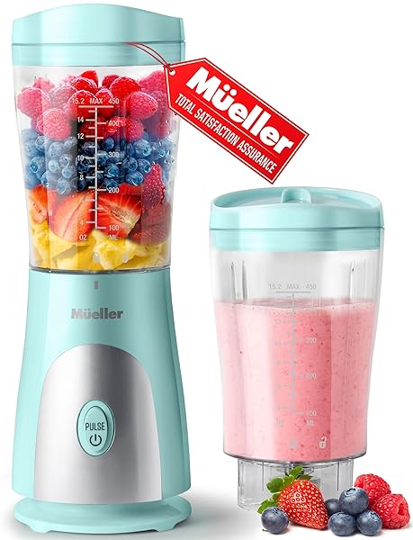 MUELLER PERSONAL BLENDER FOR SHAKES AND SMOOTHIES WITH...