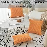 Home Brilliant Orange Cushion Covers 45x45 cm Set of 2 view 2