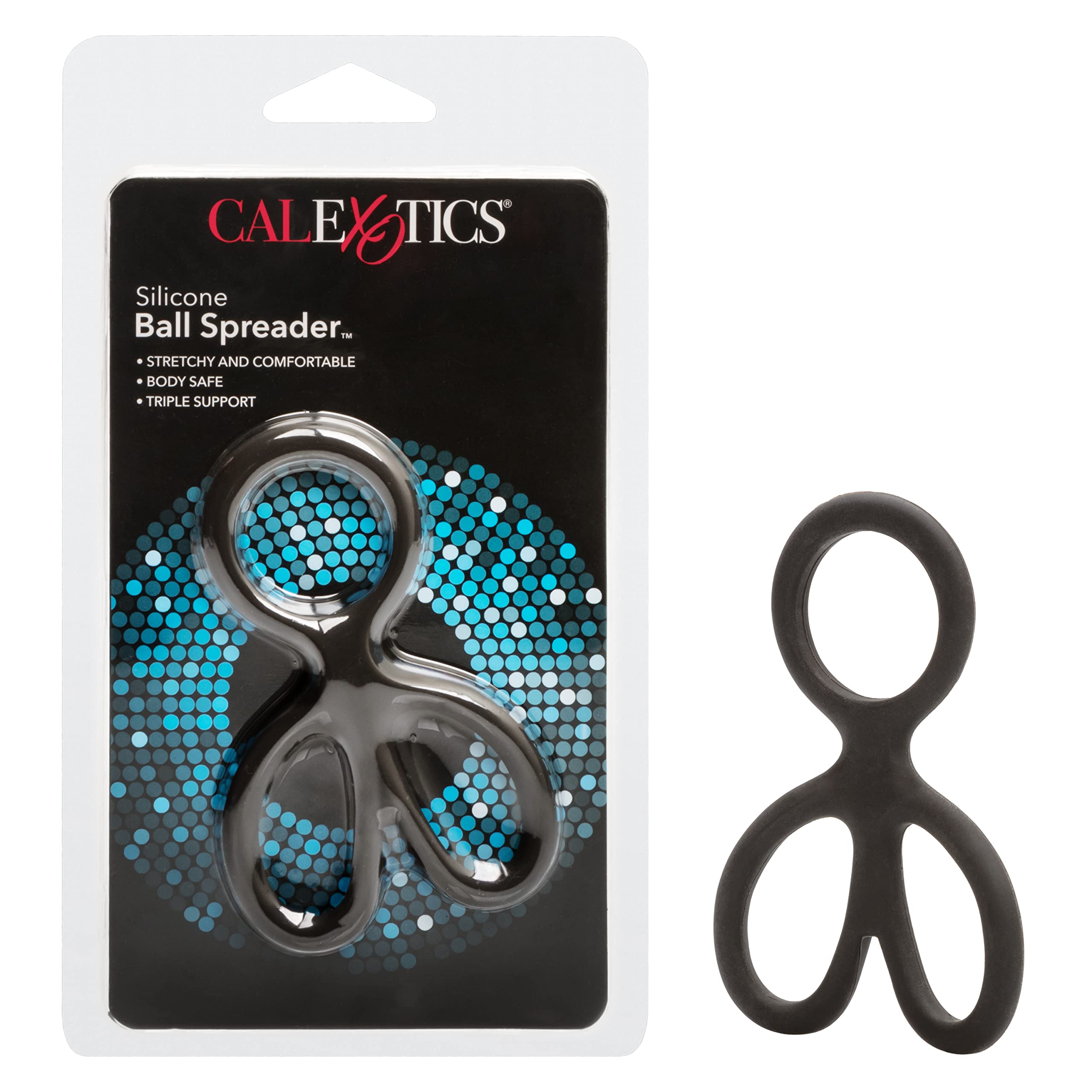 CalExotics Ball Spreader Love Rings, Black
