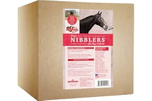 OMEGA FIELDS Omega Nibblers Low Sugar & Starch Peppermint Flavored Horse Treats, 15 lb. Box
