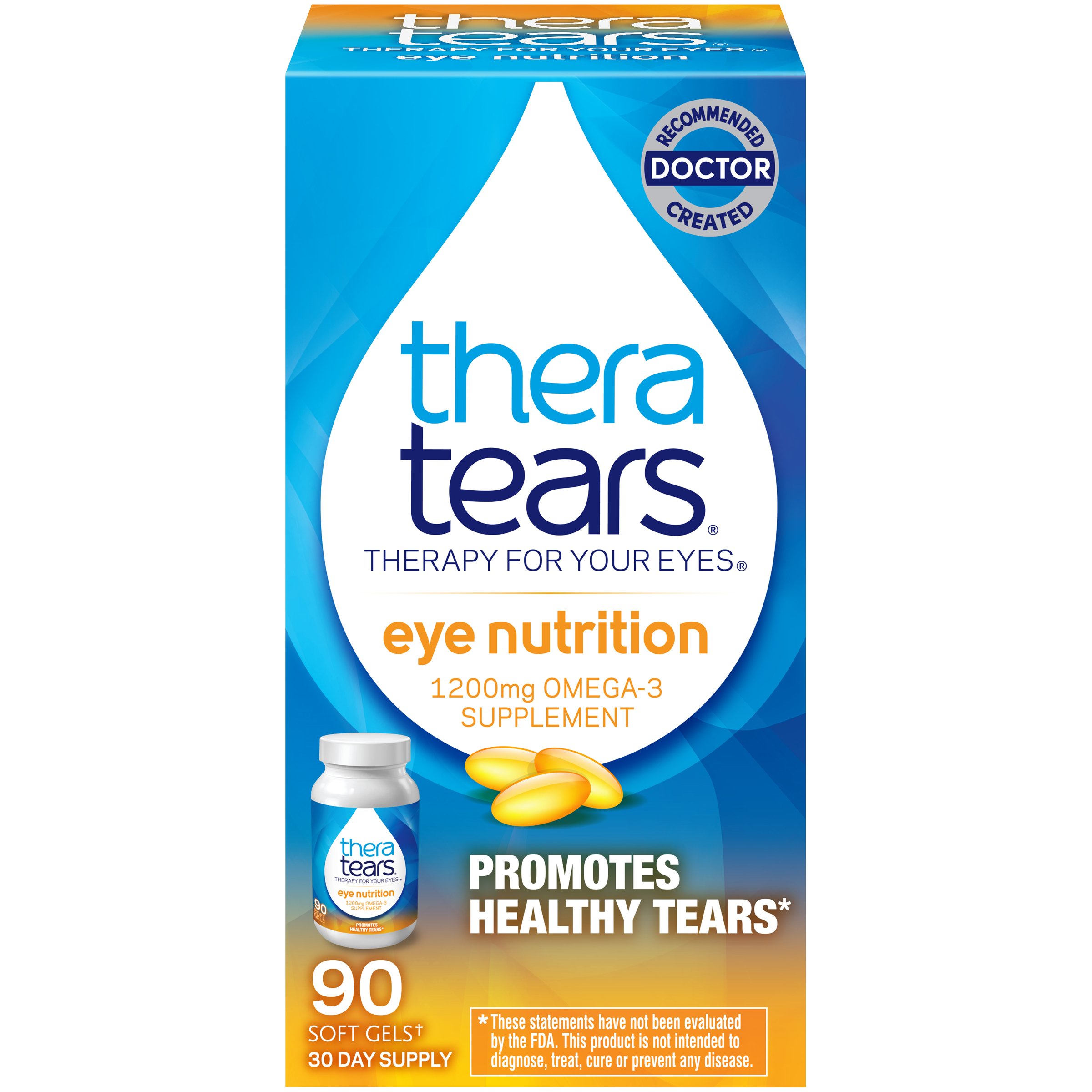 TheraTears Eye Nutrition Omega 3 Supplements