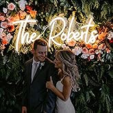 LC Sign Custom Neon Sign, LED Name Signs Customizable for Wedding Events Prom, Personalized Led Neon Light Gifts for Bedroom Wall Decor, Office Coffee Bar Shop Business Signs