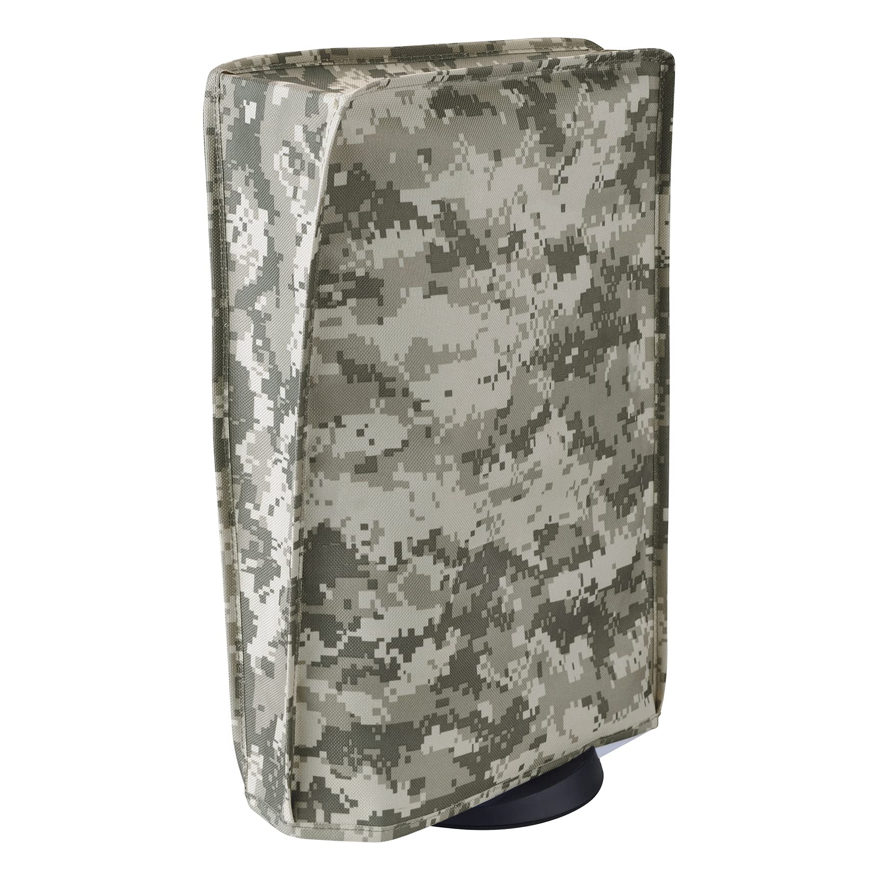 PlayVital Nylon Dust Cover for ps5, Soft Neat Lining Dust Guard for ps5 Console, Anti Scratch Waterproof Cover Sleeve for ps5 Digital Edition & Disc Edition - Digital Camouflage