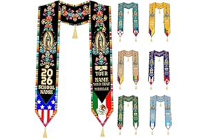 Personalized Printing, Custom Graduation Shawls Sash Graduation Gifts Designed by the Class of 2026