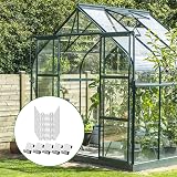 COSORO 50 Pcs Greenhouse Glass Clips W and Z Clips Stainless Steel view 5