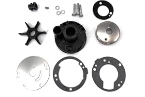 KUNOANZ 689-W0078-04-00 Water Pump Impeller Repair Kit 42431M for Mariner Outboard 20 25 30 HP Motor Engine Replacement Sierra 18-3426 Yamaha 689-W0078-A4-00 84829M 97793M 97793T