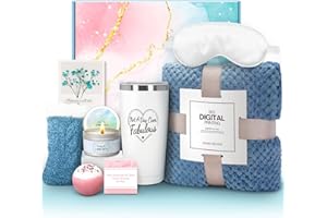 LACCHOUFEE Birthday Gifts for Women, Mothers Day Gifts Baskets for Mom, Self Care Spa Gifts for Her, Care Package Get Well Gift Tumbler, Relaxing Gift for Sister, Wife, Girlfriend, Coworker, Teacher, Nurse
