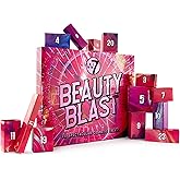 W7 Beauty Blast - Makeup Advent Calendar 2025 - Beauty & Cosmetic Calendar - Individually Boxed Makeup & Cosmetic Surprises For the 24 Days to Christmas - Cruelty Free Gifting