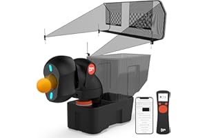 PONGBOT Table Tennis Robot with Net, Ping Pong Machine, Remote/App Control, 264 Pre-Saved Drills, Custom Drills
