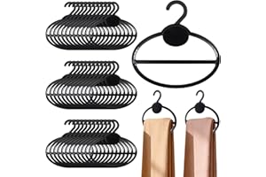Scarf Hangers Plastic Hanging Scarf Organizer for Closet Space Saving Hangers for Clothes Hanging Closet Storage Holder for B