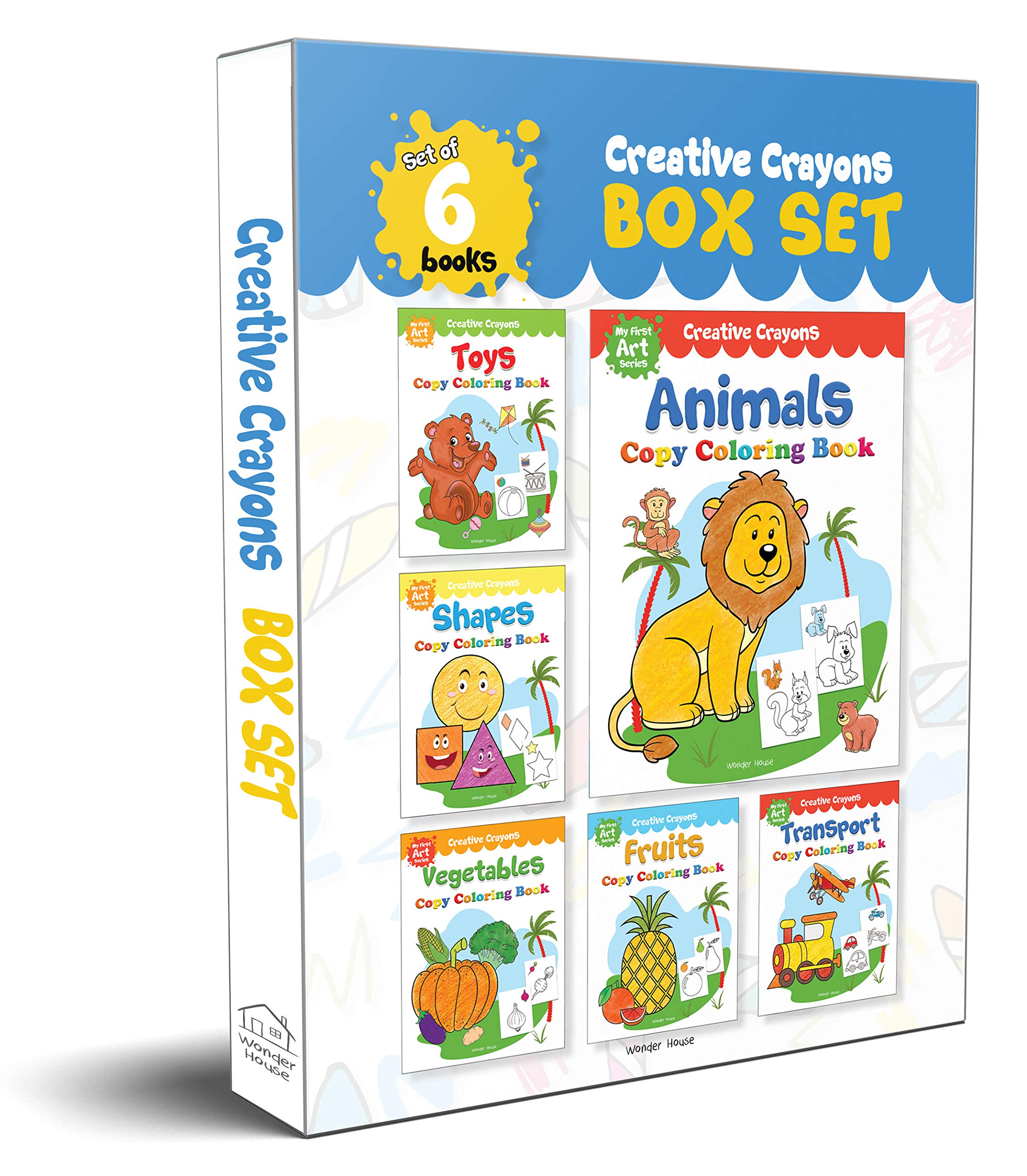 Download Creative Crayons Super Pack My First Art Series A Pack Of 6 Crayon Copy Colour Books Wonder House Books 9789387779815 Amazon Com Books