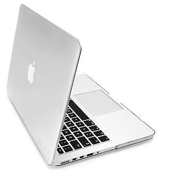 MyGadget Hülle Crystal Clear für Apple MacBook Pro Retina 13' (2012 - Mitte 2016) A1502 / A1425 - Plastik Case Tasche Schutzh