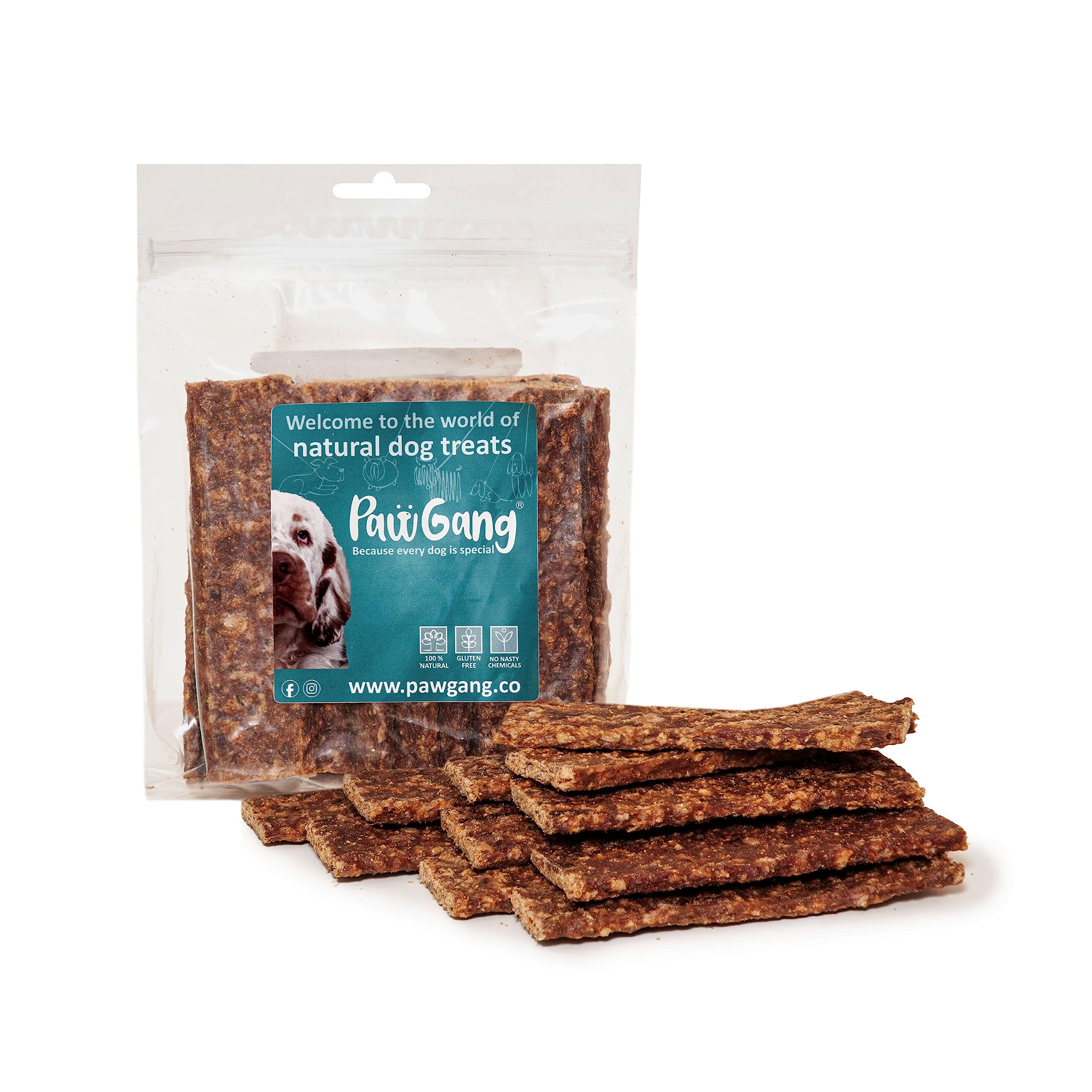 PawGang - Duck Meaty Strips 200g - 100% Natural Training Treats for Dogs Puppies Young Adult Old Small Large Dog - Air Dried Chews Snacks - Healthy Hypoallergenic - Low Fat Grain Free — image 1