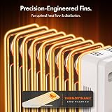 VonHaus Oil Filled Radiator 9 Fin 2000W Portable Electric Heater view 5