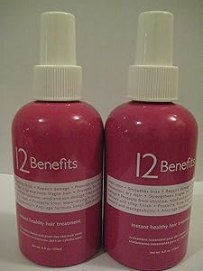 12 Benefits Instant Healthy Hair Treatment 6 Oz Set of 2