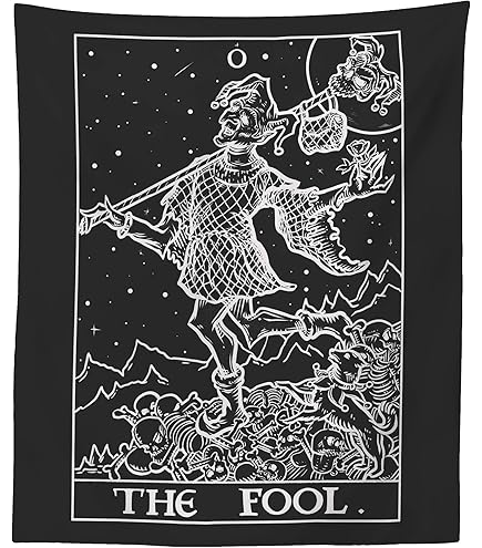 Tapisserie Murale Baphomet Diable Tarot Gothique Halloween - The Ghoulish Garb - Neuf