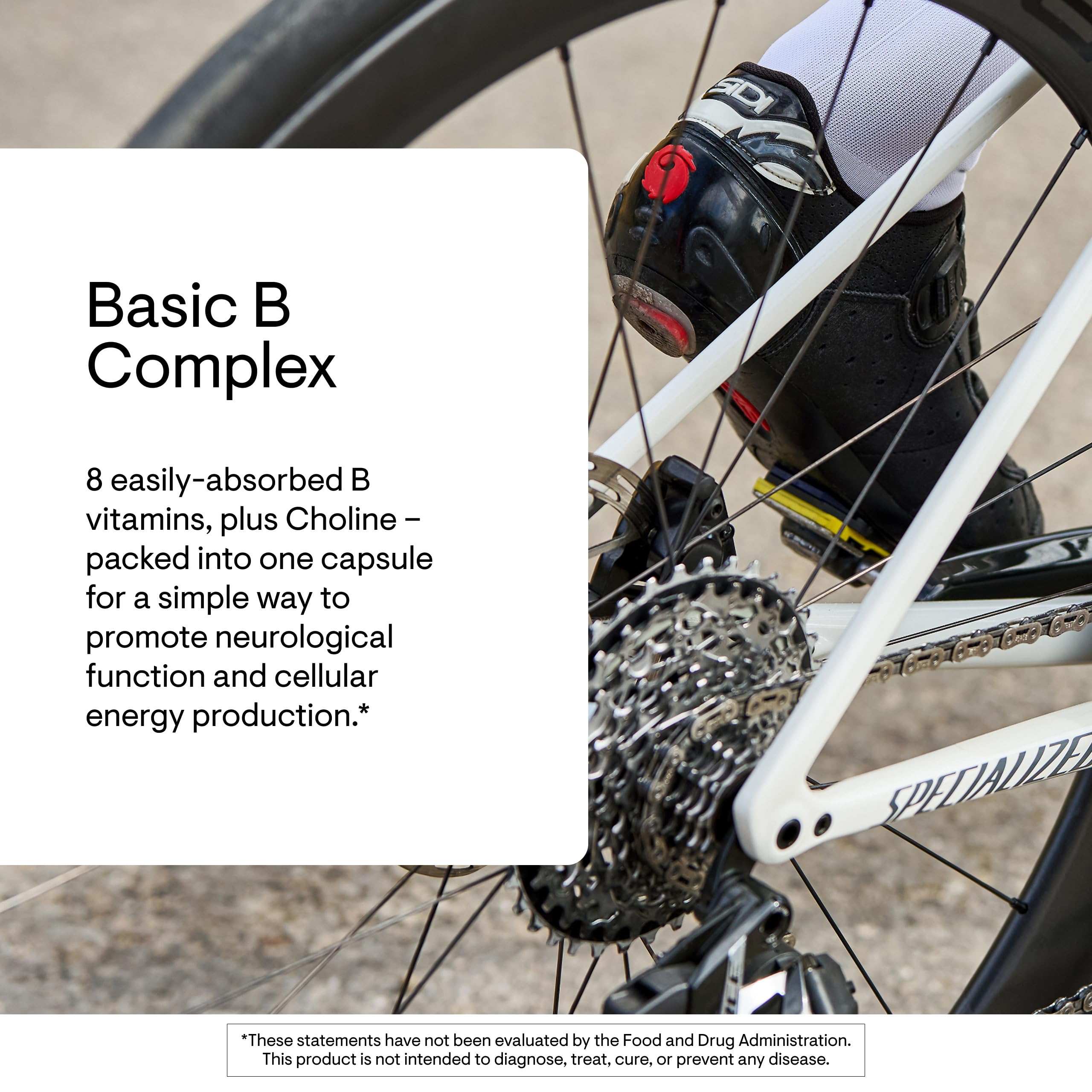 THORNE Basic B-Complex - Tissue-Ready Vitamin B Complex Supplement with Choline - Supports Cellular Energy Production, Brain Health & Red Blood Cell Formation* - Gluten-Free - 60 Servings