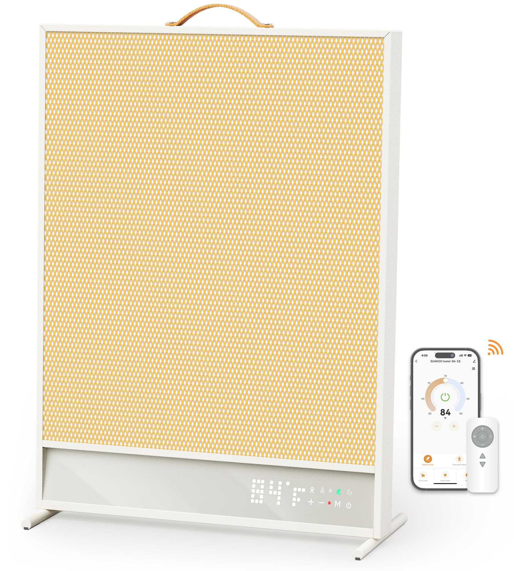 Space Heater with Thermostat, Radiant Convection