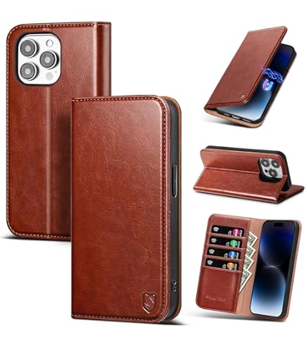Amazon.com: ZZXX for iPhone 13 Pro Max Wallet Case with [RFID