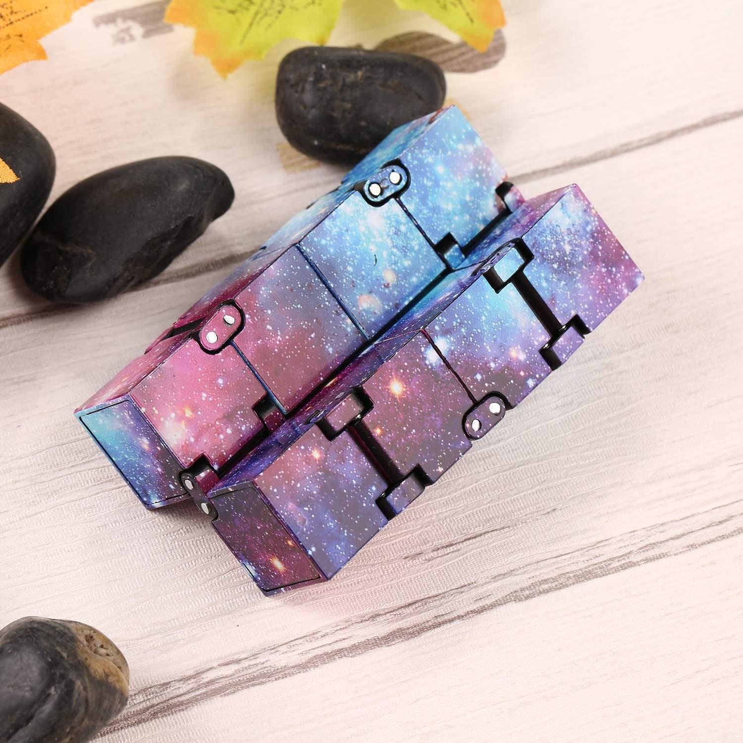 hotstype Fashion Colorful Infinity Cube for Stress Relief Anti Anxiety Stress Funny Toy Learning & Education