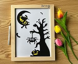 Do²ping Black Foam Sheets Crafts, 8.5x5.5 Inch Eva
