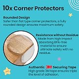 Booboo Baby 40 Pack Child Safety Kit | x10 Door Strap Locks, x10 Corner Guards view 2