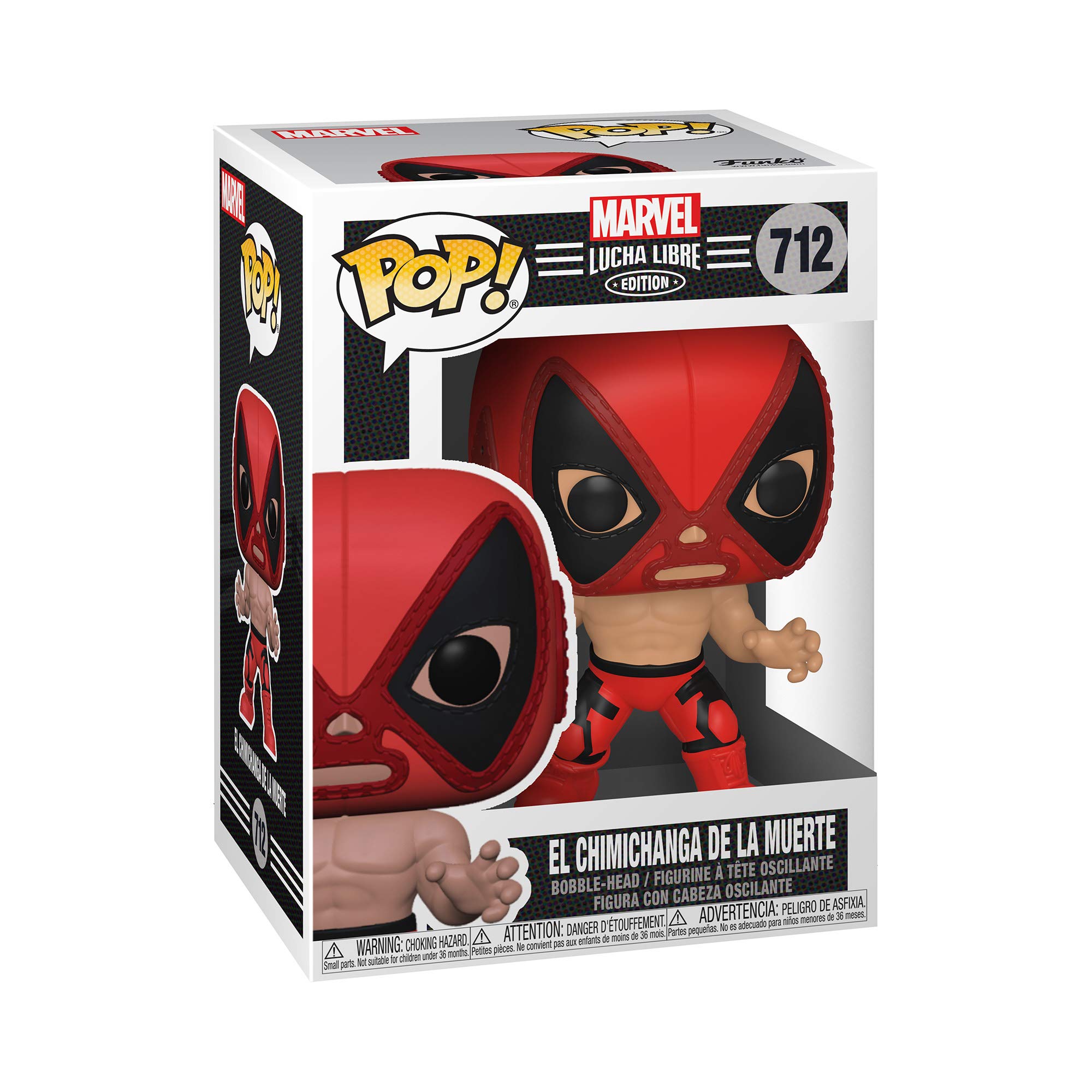 Funko Marvel Luchadores Deadpool - Marvel Comics - Collectable Vinyl Figure - Gift Idea - Official Merchandise - Toys for Kids & Adults - Comic Books Fans - Model Figure for Collectors and Display