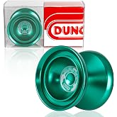 Duncan Toys Windrunner Aluminum Unresponsive Yo-Yo, Green | Expert-Level 6061 Aluminum, Double Rim, Concave Bearing, SG Response, 66.5g, For Fingerspins and Combos