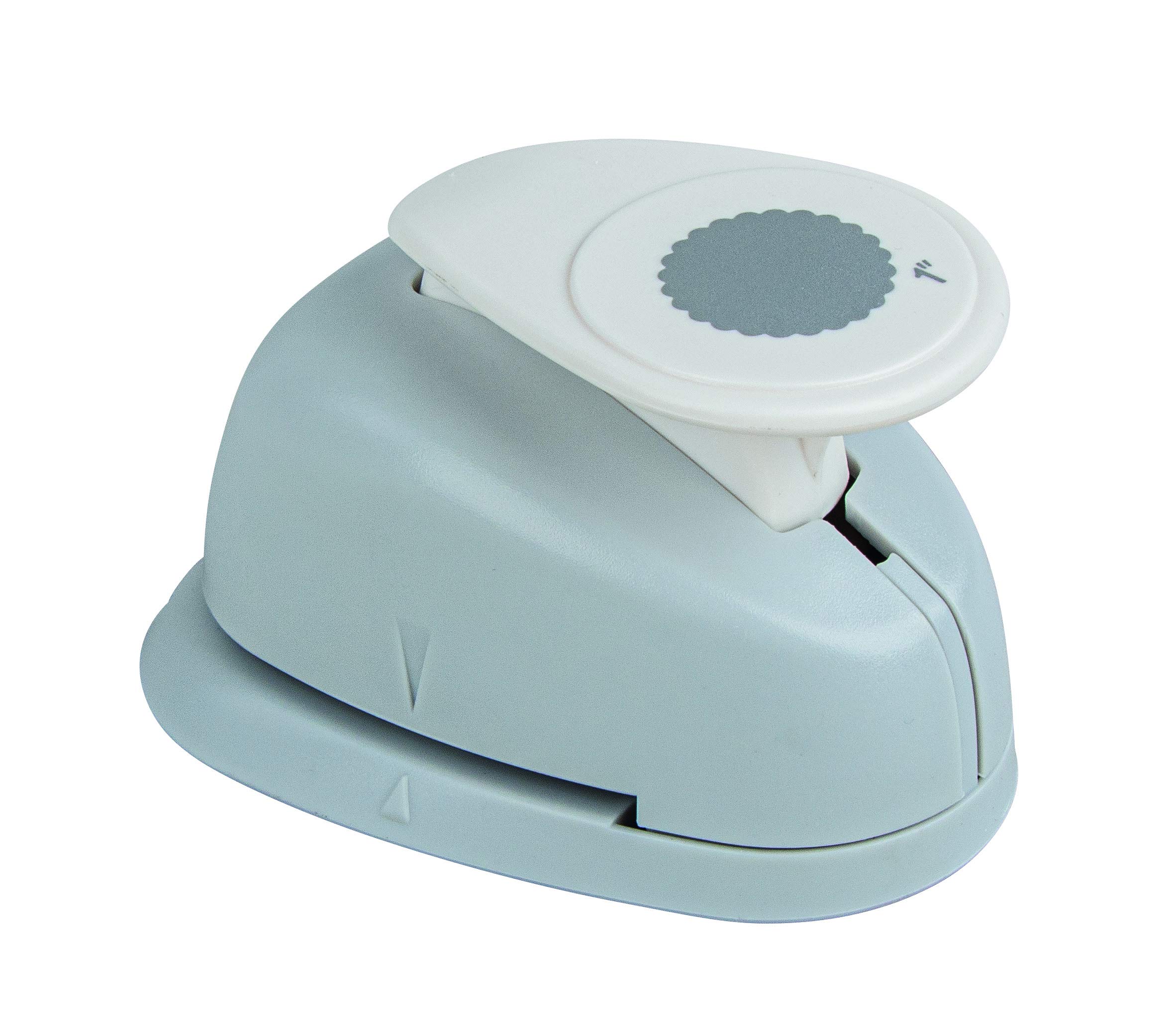 RAYHER Round Hole Punch with Scalloped Edge, 1”, 2.54 cm