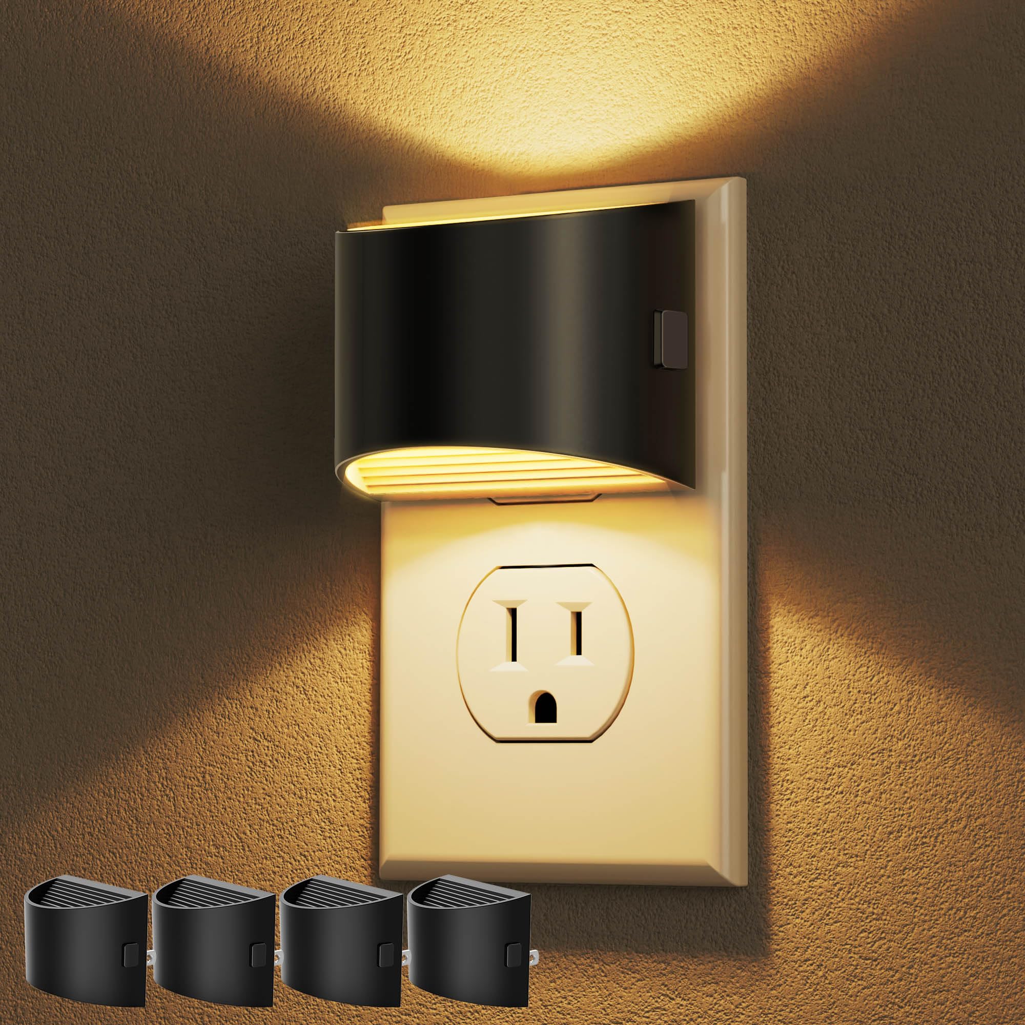 DORESshop Night Light, Night Lights Plug into Wall, Adjustable, 3000K