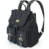 REVOTRA Small Backpack for Women, Mini Puffer Purse with Anti-theft Pocket, Small Waterproof Purse with Magnetic Closure & Multi-Pocket, Lightweight Quilted Daypack for Work, Travel, School