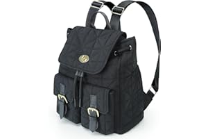 REVOTRA Small Backpack for Women, Mini Puffer Purse with Anti-theft Pocket, Small Waterproof Purse with Magnetic Closure & Multi-Pocket, Lightweight Quilted Daypack for Work, Travel, School