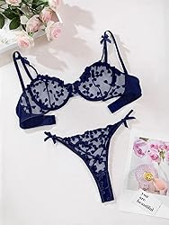 Lilosy Sexy Cute Underwire Push Up Strappy Heart