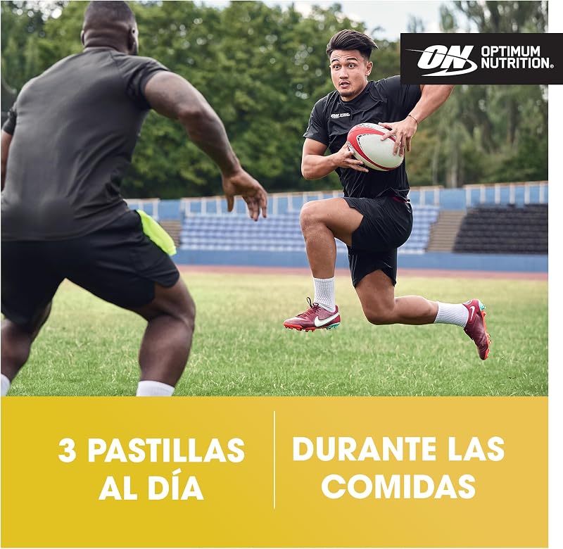 Optimum nutrition suplementos multivitamínicos opti-men para homens com vitamina d, vitamina c, vitamina b6 e aminoácidos, sem sabor, 60 porções, 180 cápsulas
