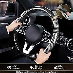 Aimato Car Steering Wheel Cover Carbon