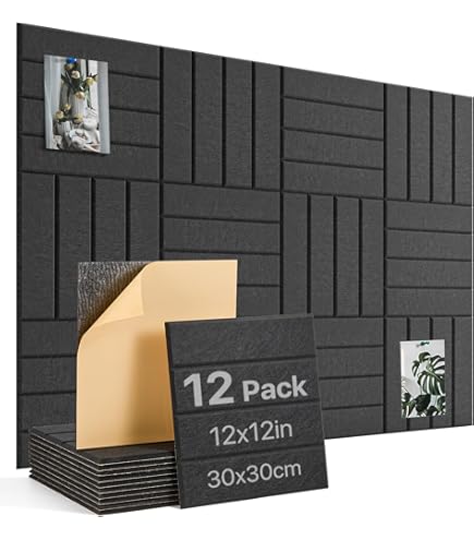 DECORITA Felt Bulletin Board Tiles | Modern Cork Board - View #9