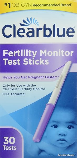 CLEARBLUE FERTILITY MONITOR TEST STICKS, 30 FERTILITY TESTS