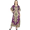 Art Of Creation Women Kaftan Dress Tunic Long Maxi Plus Size